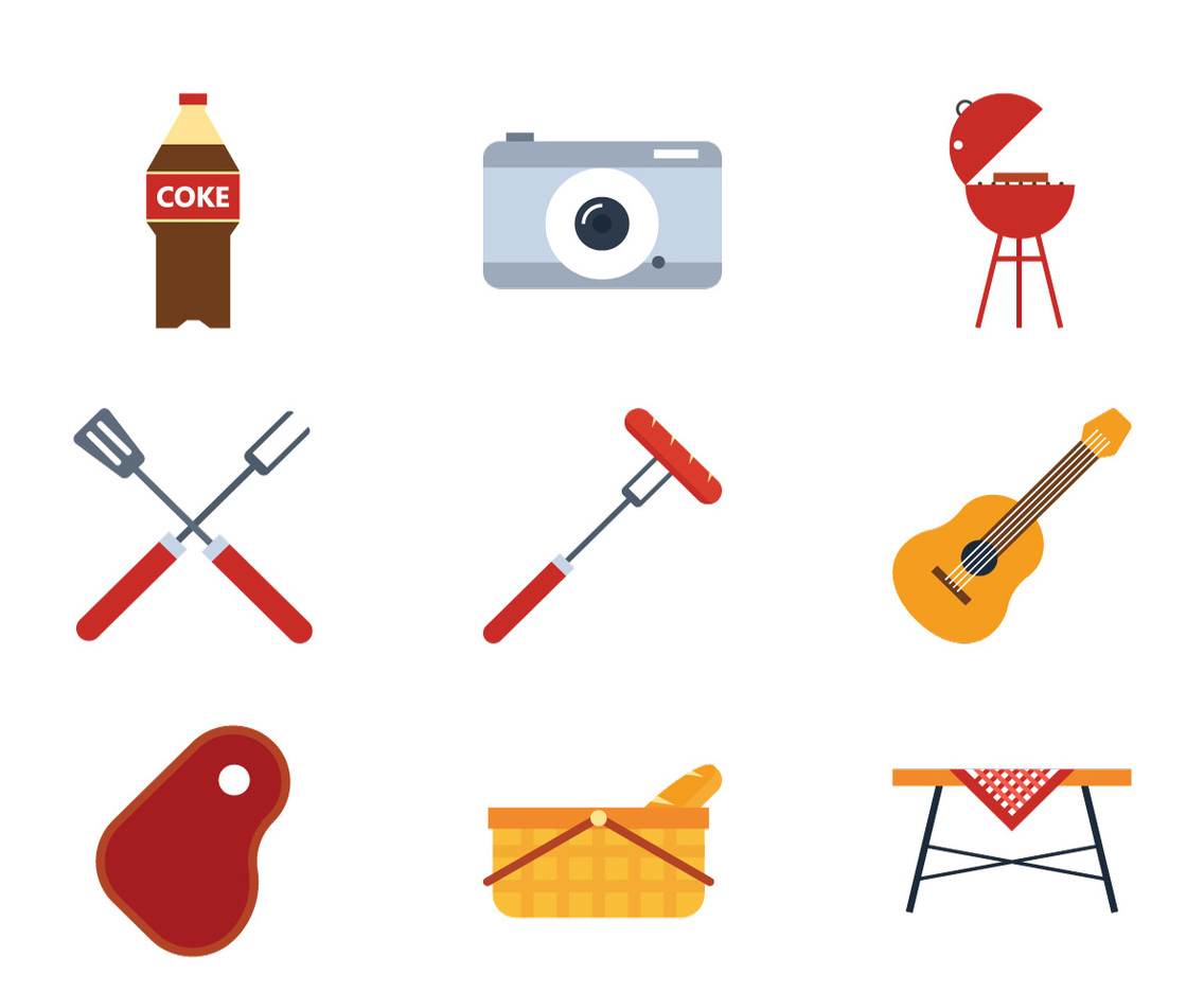 Picnic Flat Icon