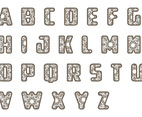 Lace Letras Vector Pack