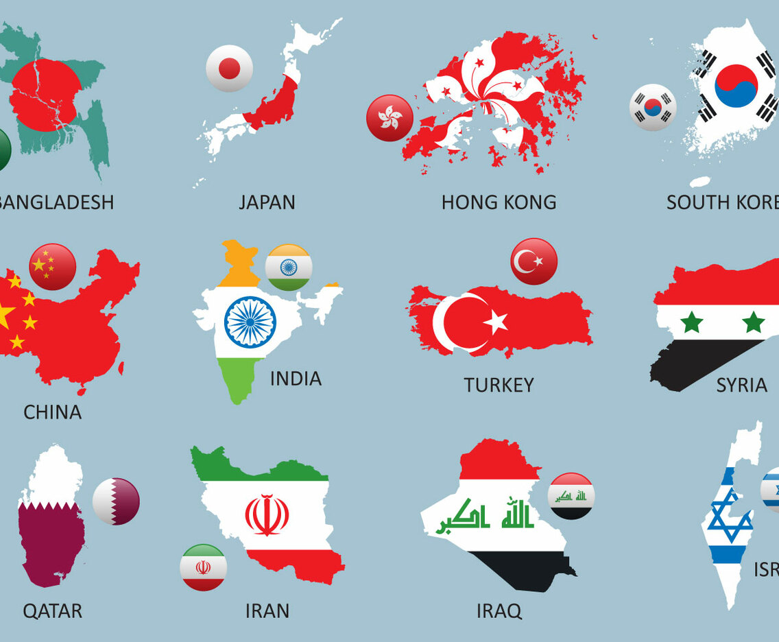 Asia maps