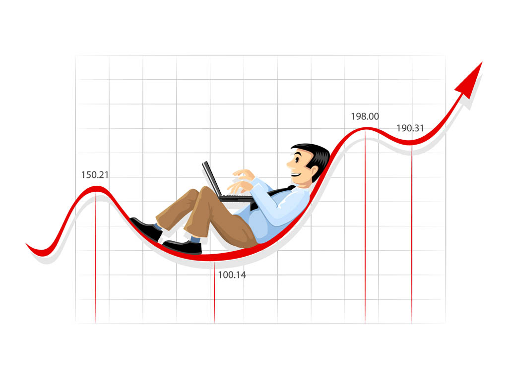 Businessman And Graph
