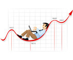Businessman And Graph