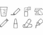 Free Drugs Form Icon Vector