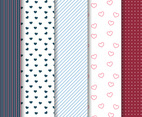 Free Valentine's Day Pattern Vector