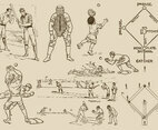 Baseball Drawings