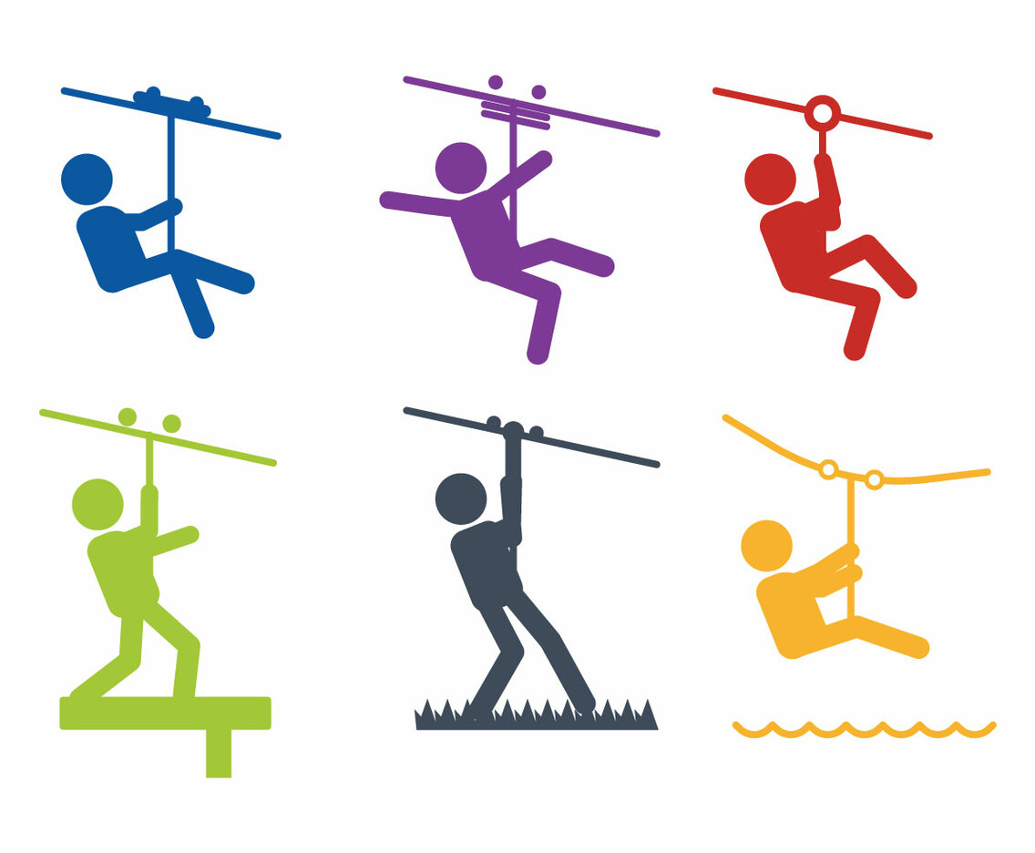 Zipline Vector