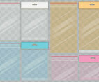 Colorful Transparent Sachets
