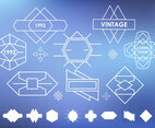 Set Of Modern Blason Vectors