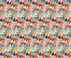 Pastel Square Random Pattern