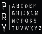 Beveled Vector Font