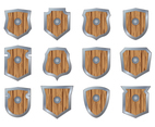 Wood Blason Vector