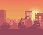 Free Construction Background Vector