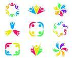Free Working Together Logo Vector