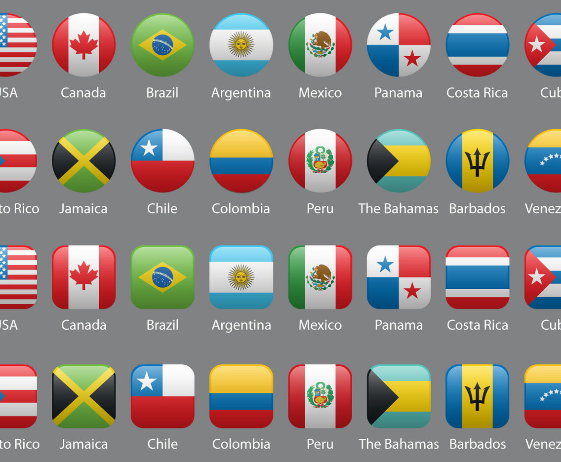 Americas Flags