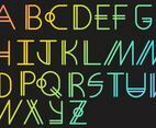 Letras - Geometric Set
