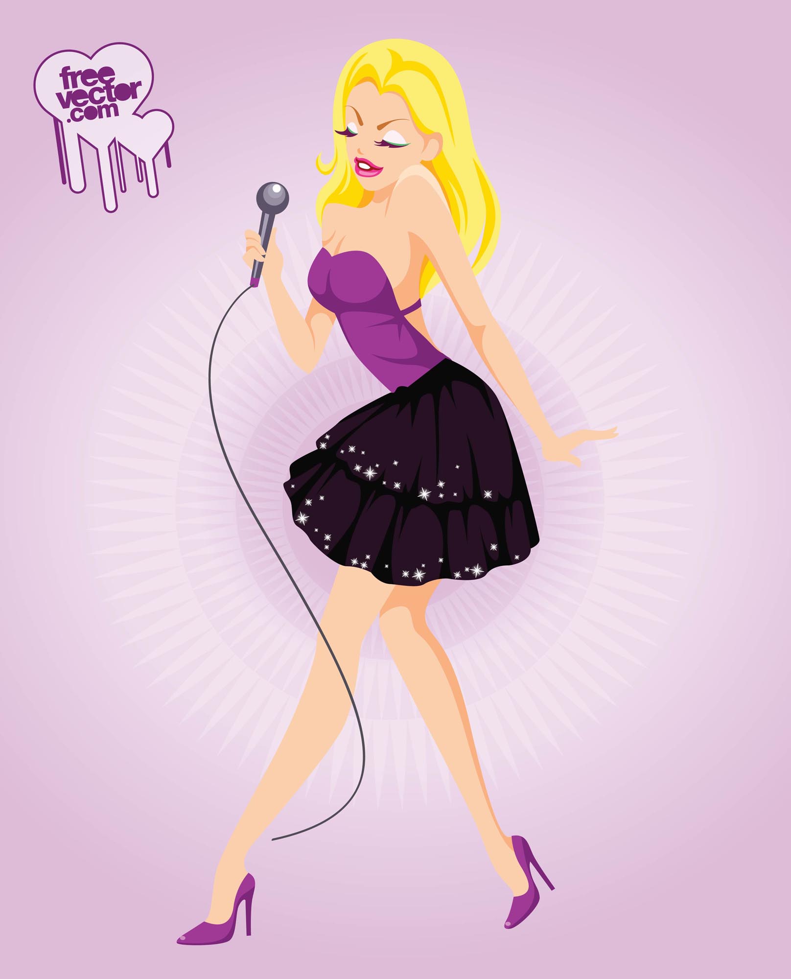 Sexy Vector Singer