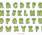 Comic Style Vector Alphabet