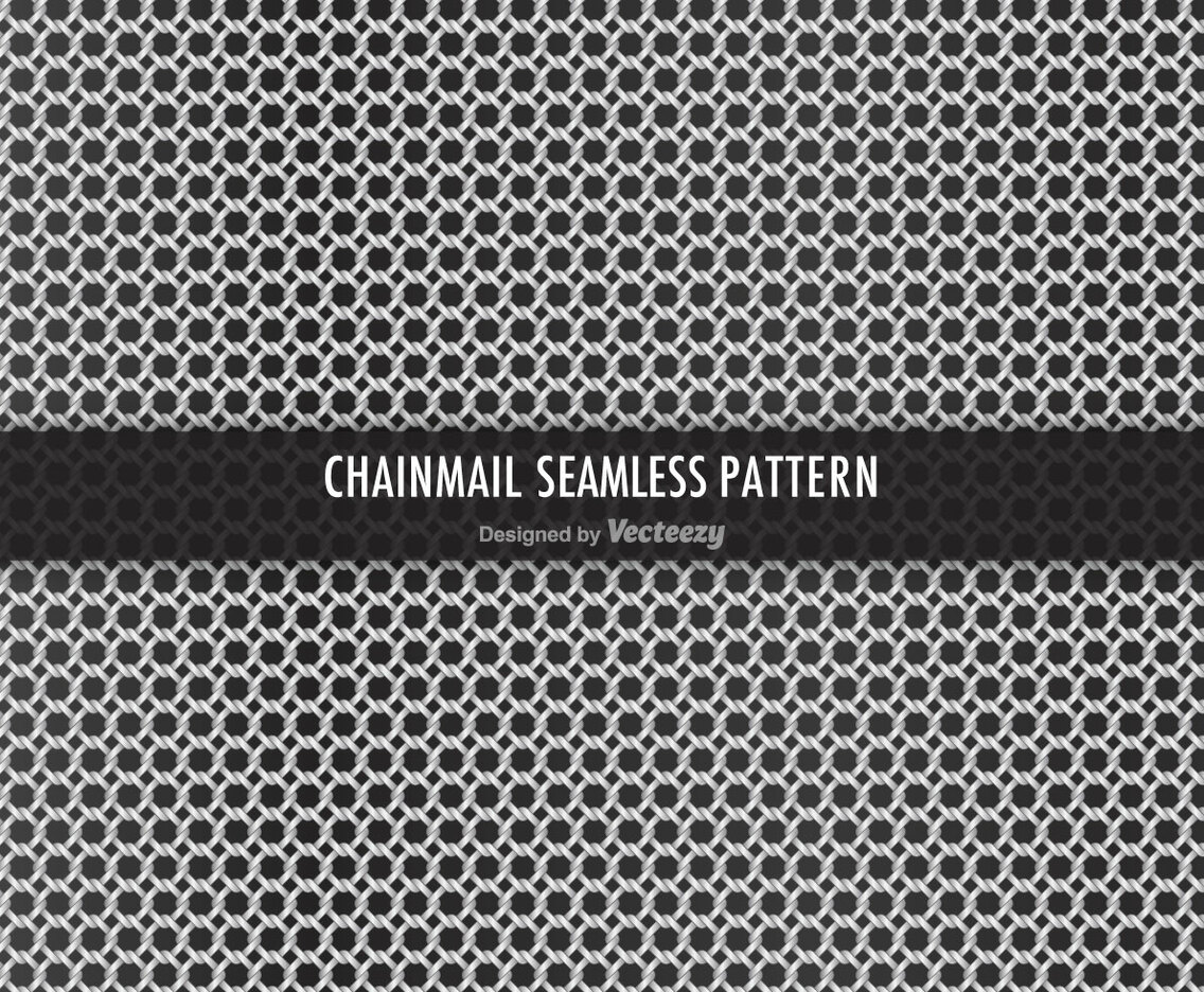Free Chainmail Vector Seamless Pattern