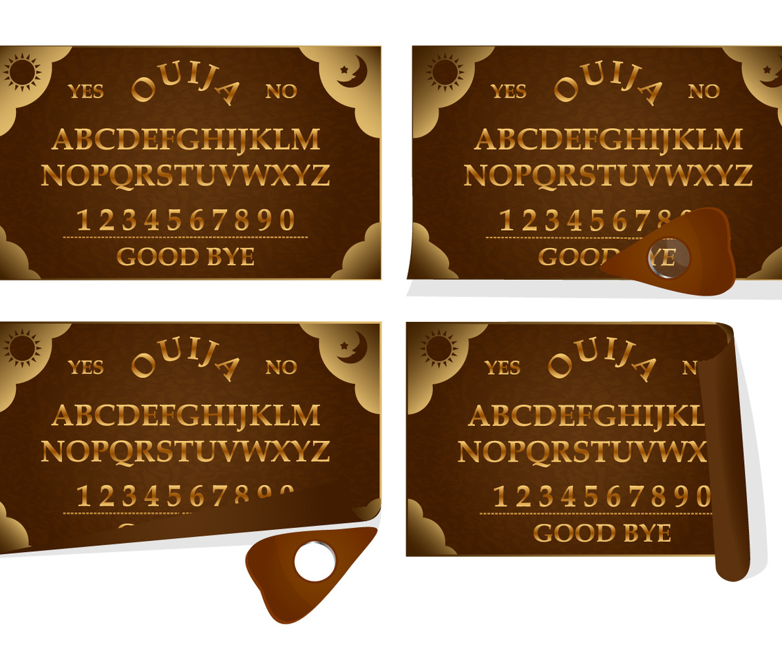 Ouija Leather Board