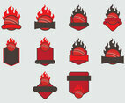 Dodge Ball Arcade Template Icon Set