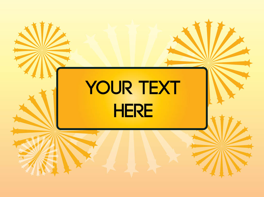 Template With Text Space