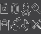 Vector Illustration of Oil Change
