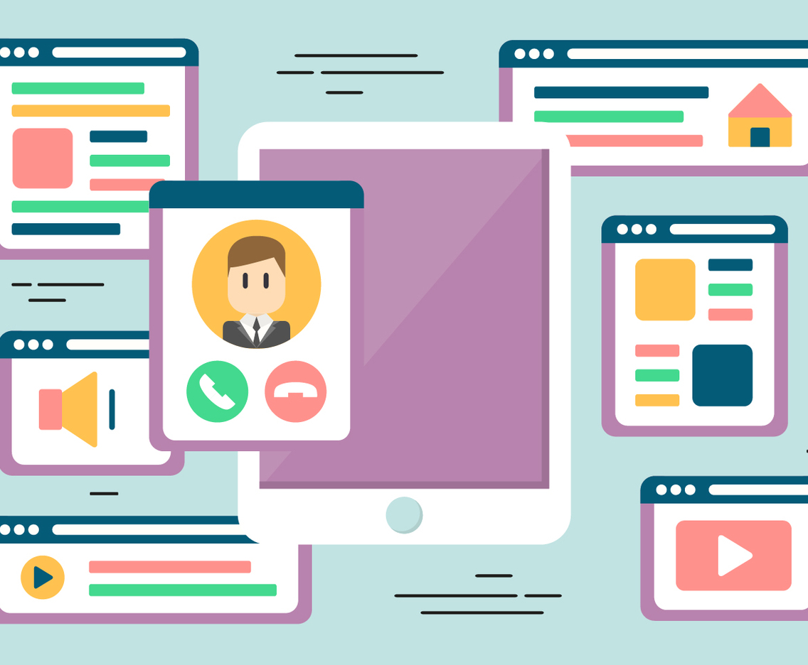 Free Flat Web Layout Vectors