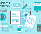 Free Flat Business Office Vector Elements