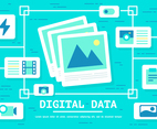 Free Digital Data Vector