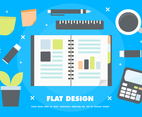 Free Business Office Vector Illustration