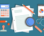 Free Business Office Vector Illustration