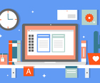 Free Flat Business Office Vector Elements