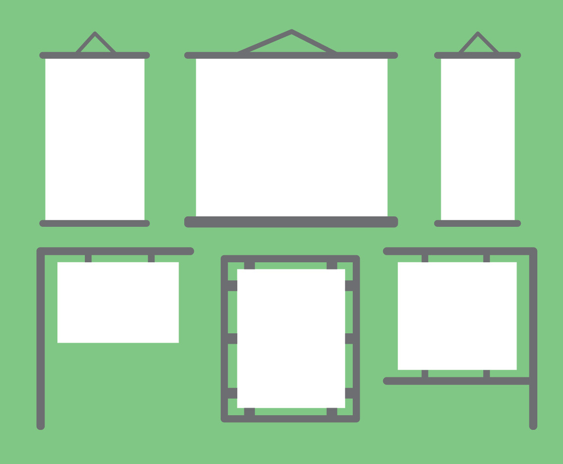 Kakemono Vector Set
