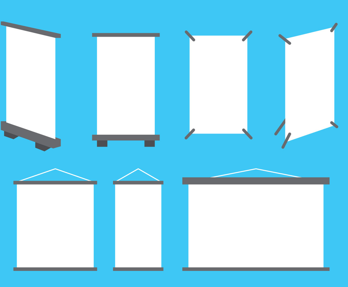 Kakemono Vector Set