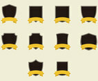 Blason Flat Icon Set