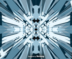 Vector Abstract Shattered Crack Glass
