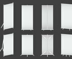 Free Blank Kakemono Vector
