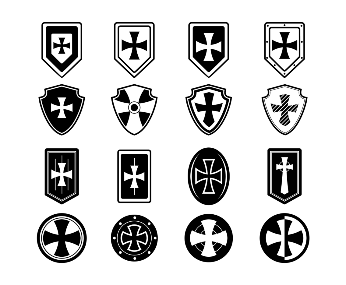 Templar Shield Icons