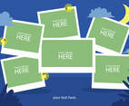 Photo Collage Vector Set