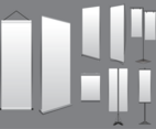 Blank Kakemono Vectors