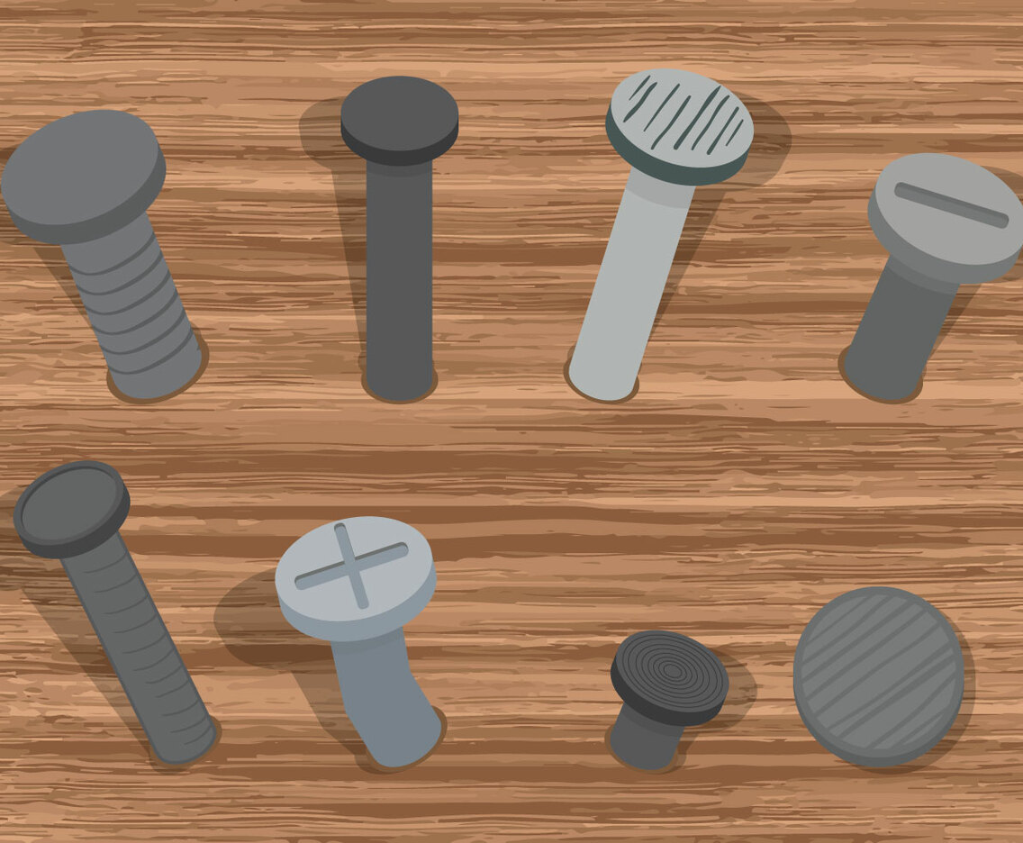 Nail Head Vector