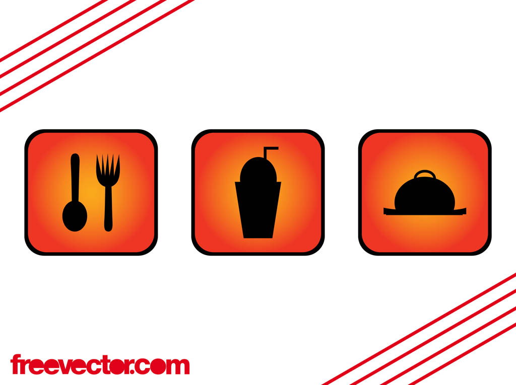 Foods And Drinks Icons