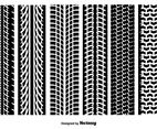 Tire Marks Vector Textures