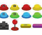 Arcade Button Vector