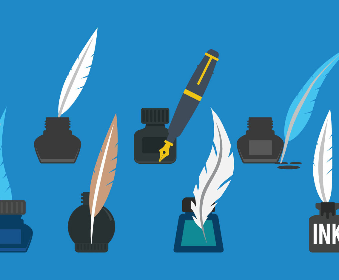 Ink Bottle Vector