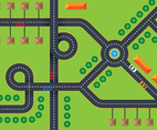 Road Top View