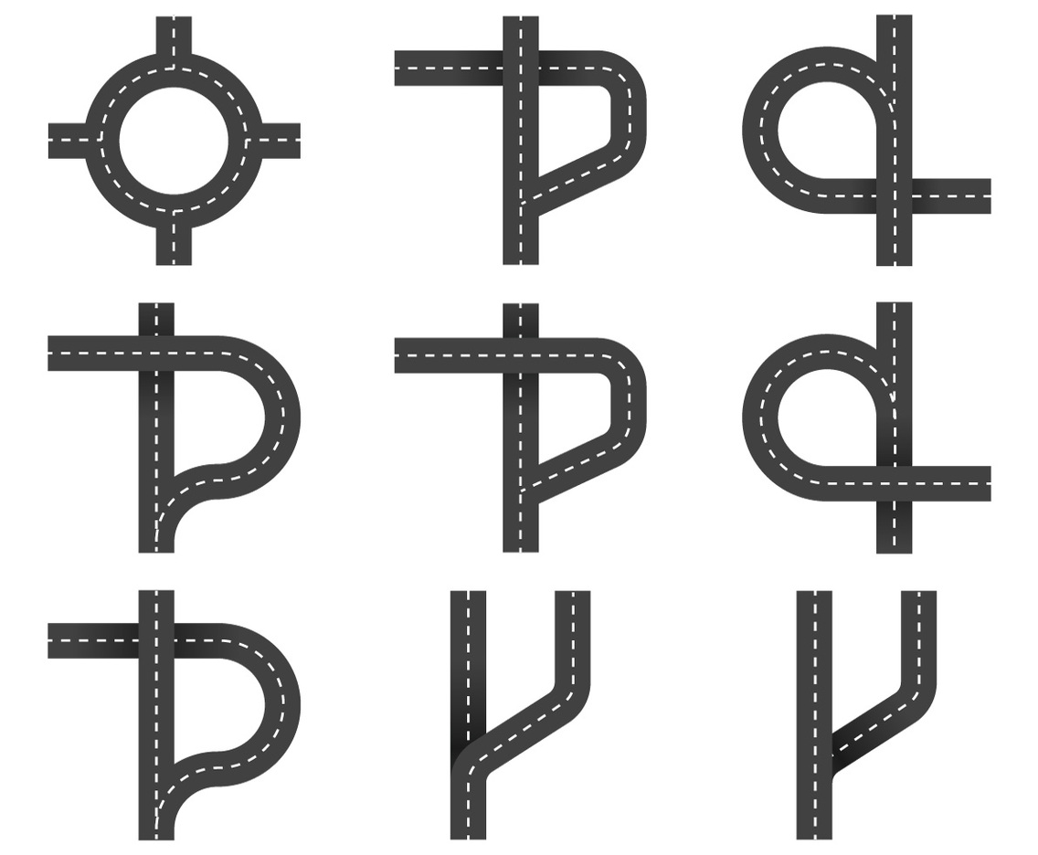 Road Navigation Icon