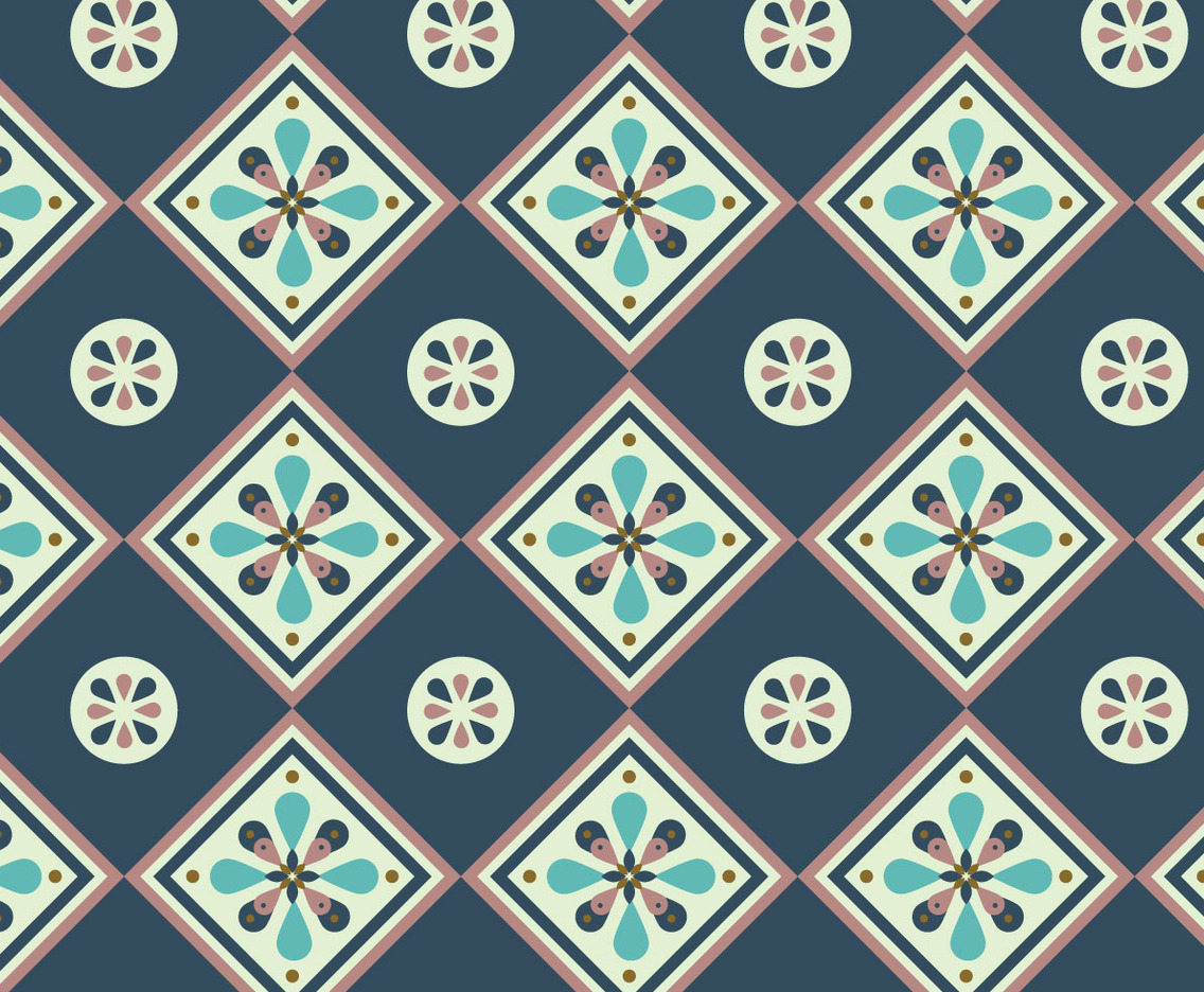 Dark Blue Tiles