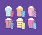Popcorn Box Vector