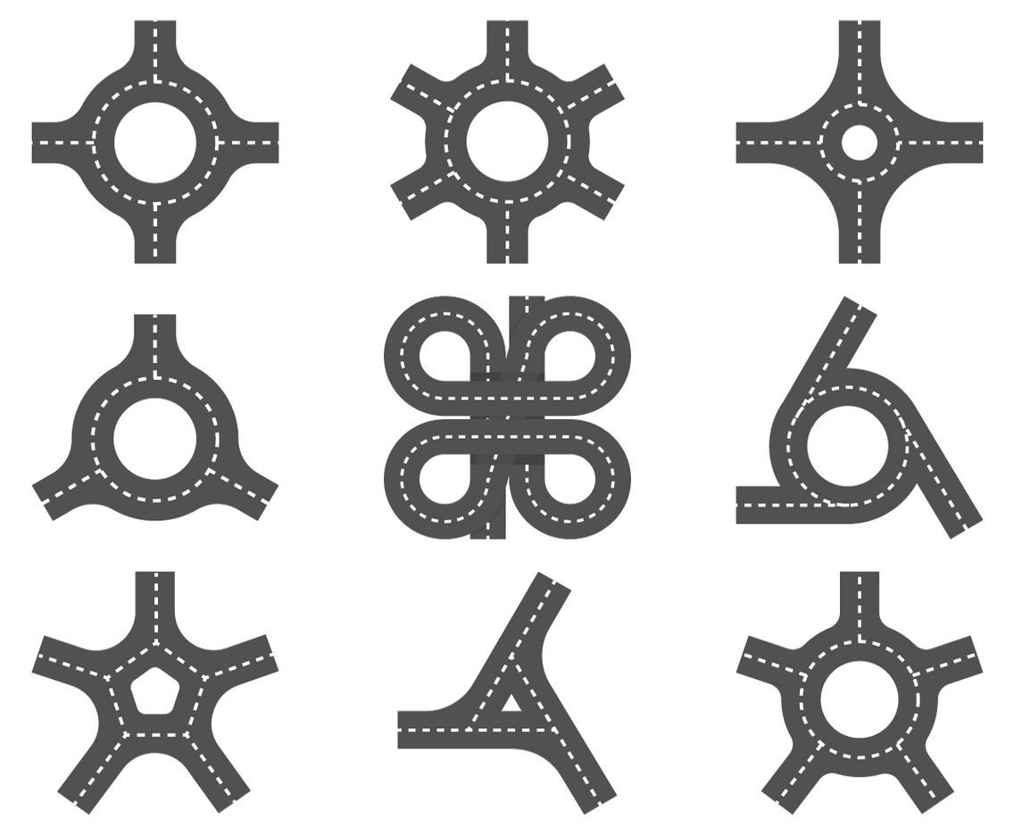 Round Way Icon
