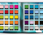 Color Palette Print in a Book